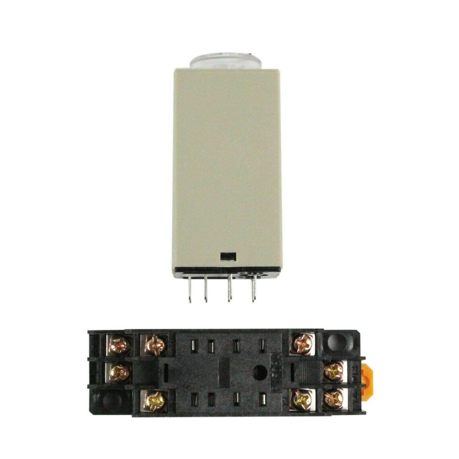 H3Y-2 Delay Timer Time Relay & Base Socket