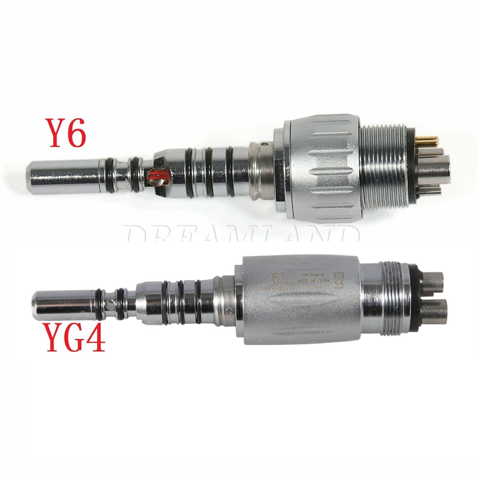 1-5*Dental LED Fiber Optic handpiece fit Kavo Multiflex Lux coupler 6 Hole OR
