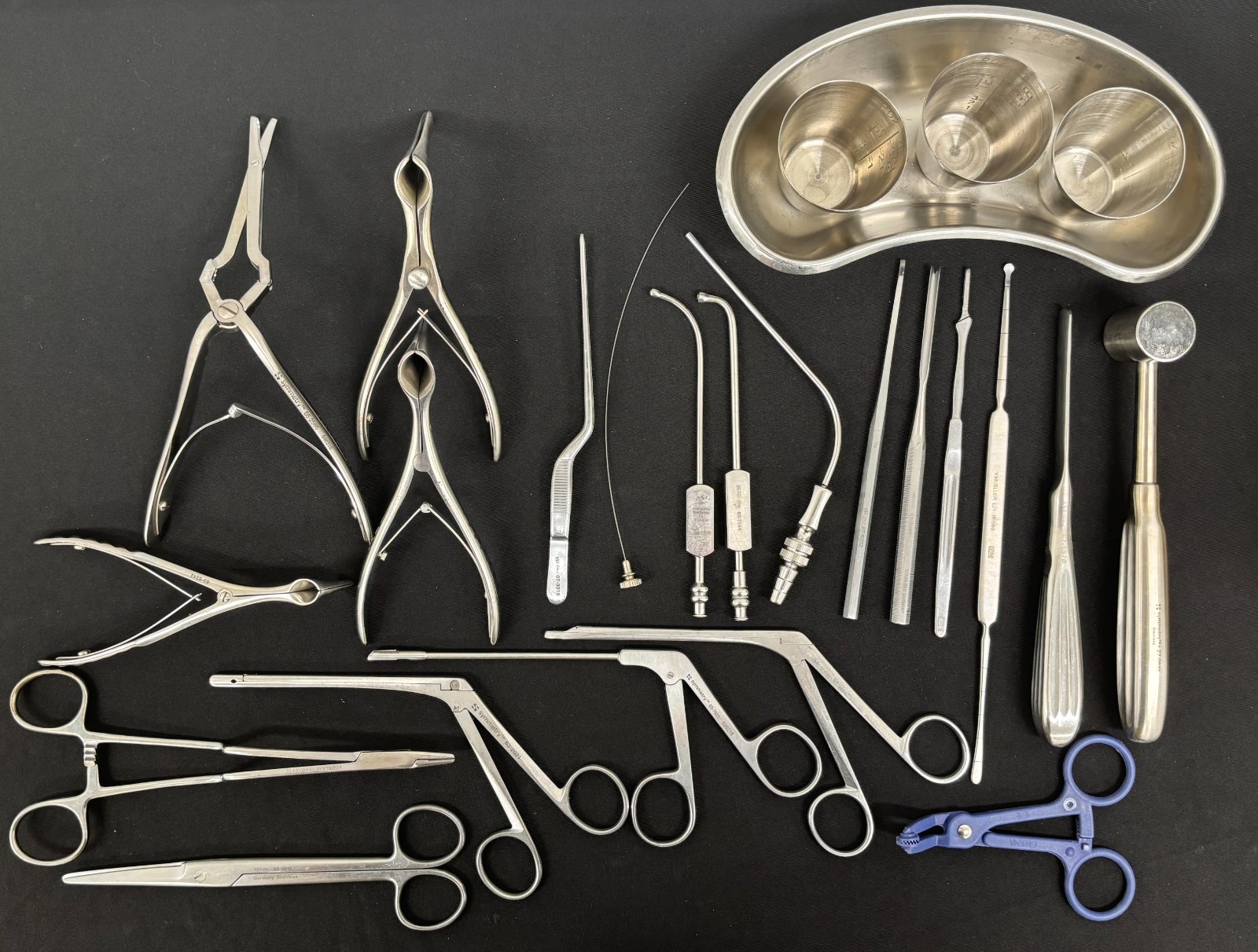 ENT Sinus Surgery Instrument Set – Speculums, Forceps, Elevators – 25pc