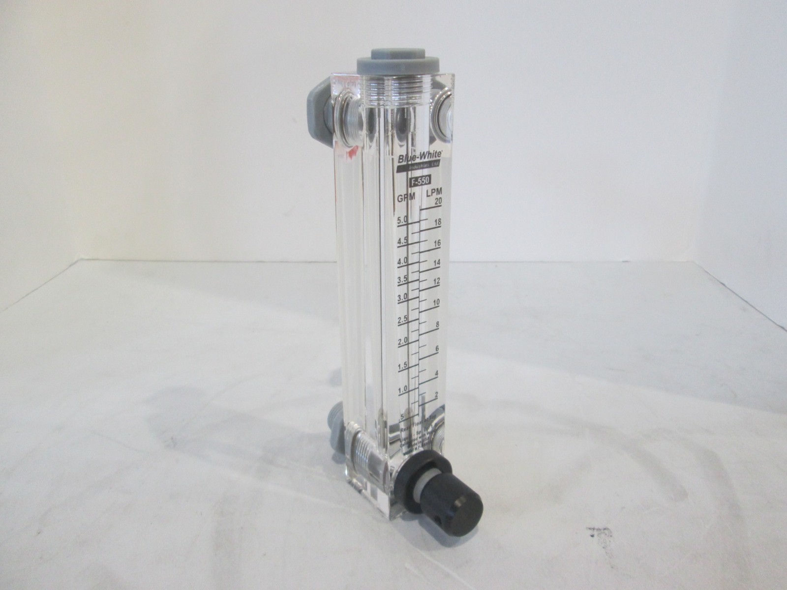 Blue-White Industries, F-550, Flowmeter, 0-5 GPM, New
