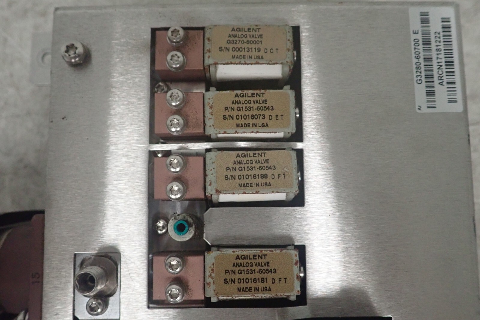 Agilent Technologies G3280-60700 Argon Flow Controller