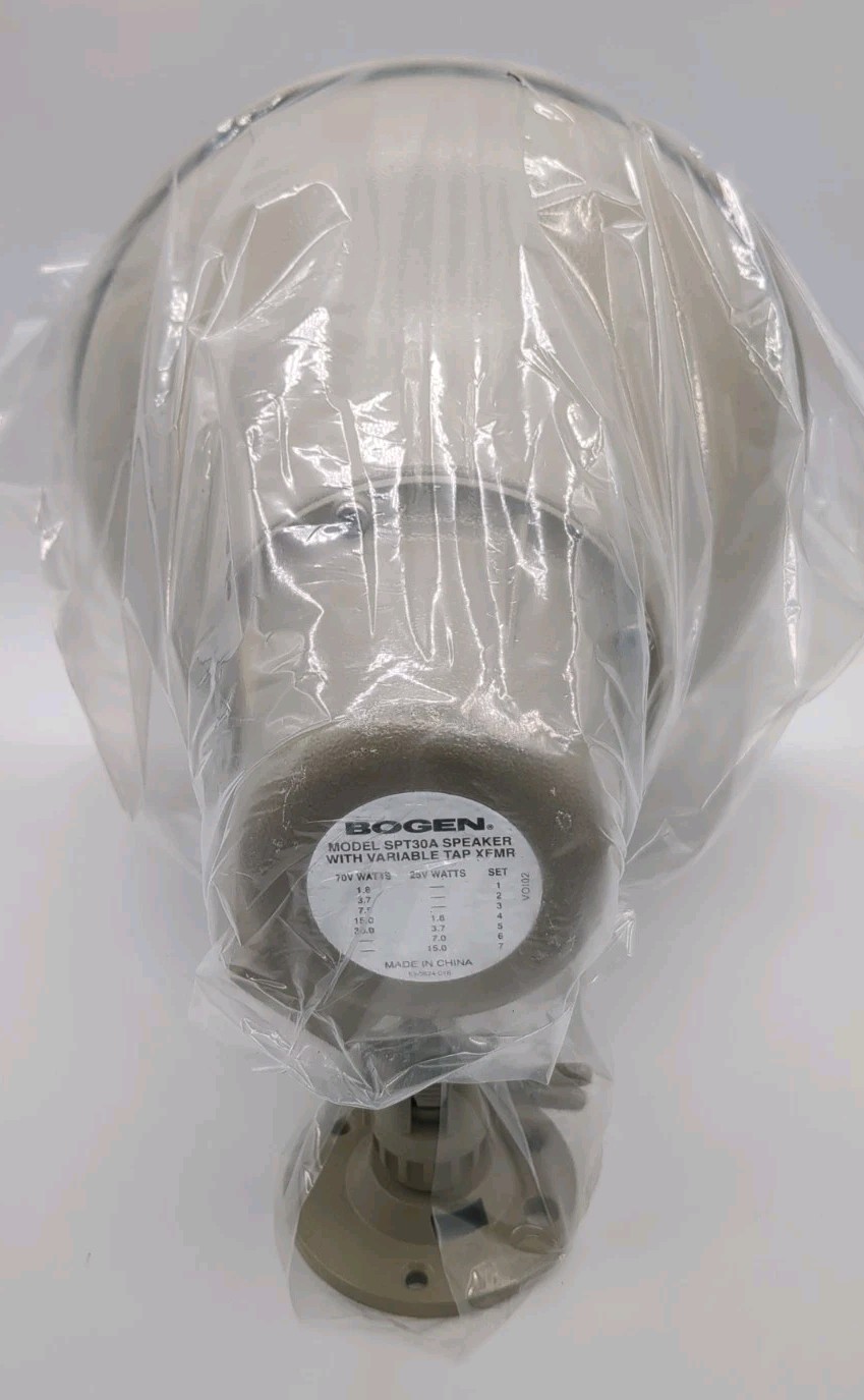 Bogen SPT30A Horn Loudspeaker 30 Watts 25/70 Volt Line Weatherproof