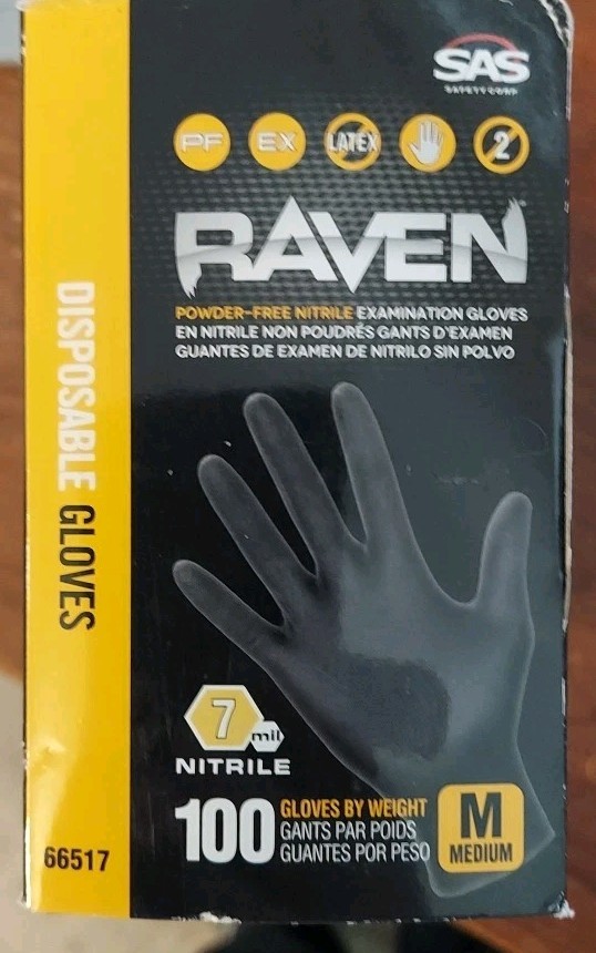 SAS Safety 66517 Gloves – 100 Pack