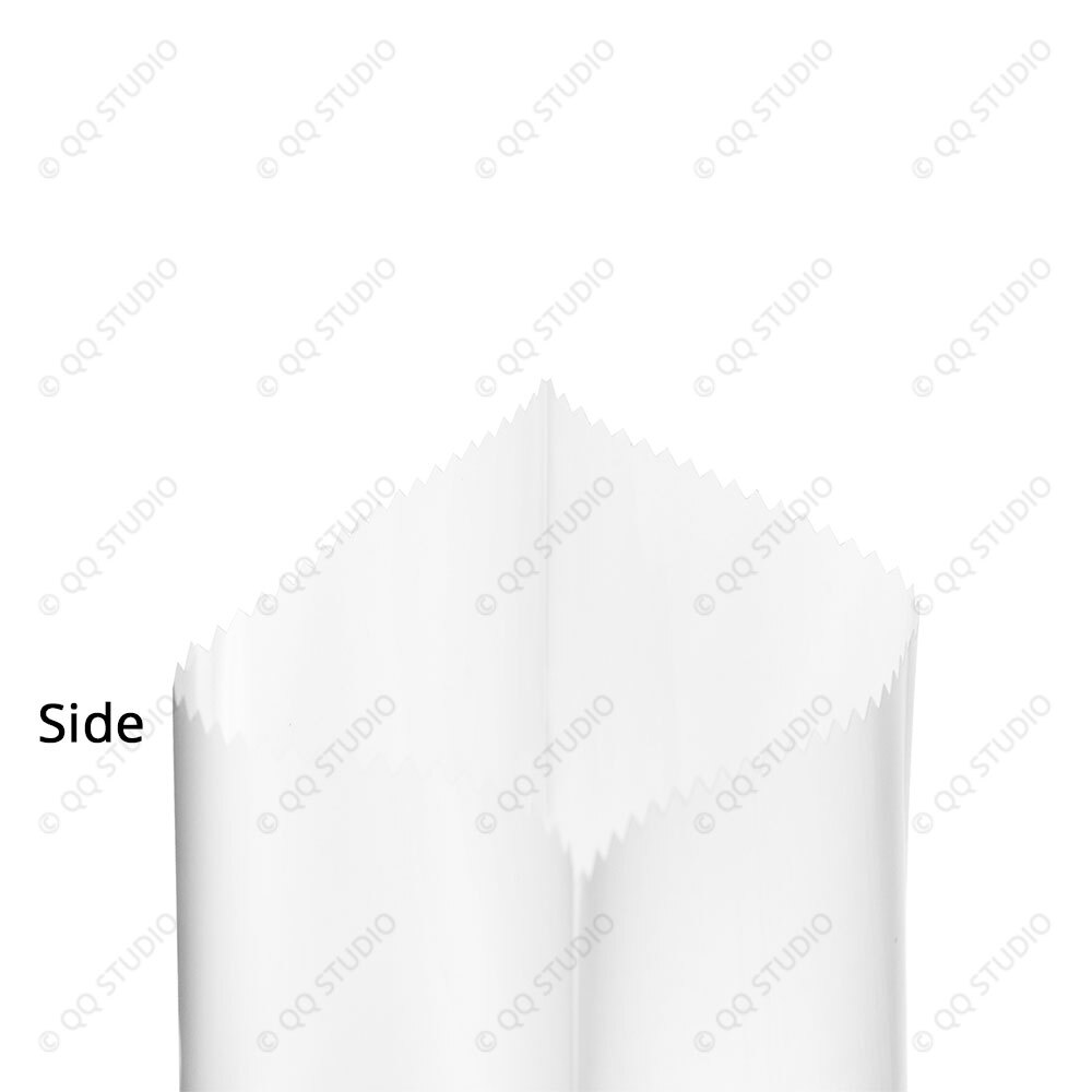 5.5×7.75in Matte Frosted Clear Mylar Back Central Seal Bag w/ Machine