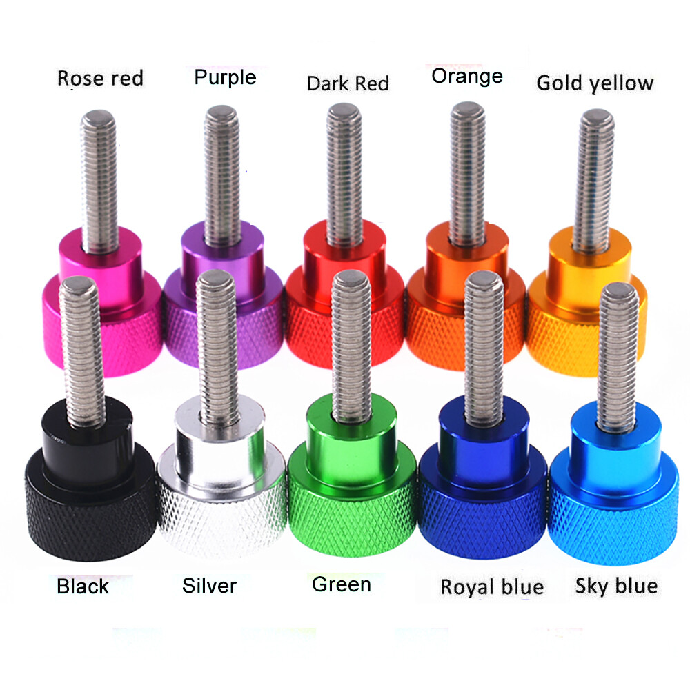 M8 Knurled Thumb Screw Hand Tighten Screw For Case Cover Hand Grip Knob Bolt