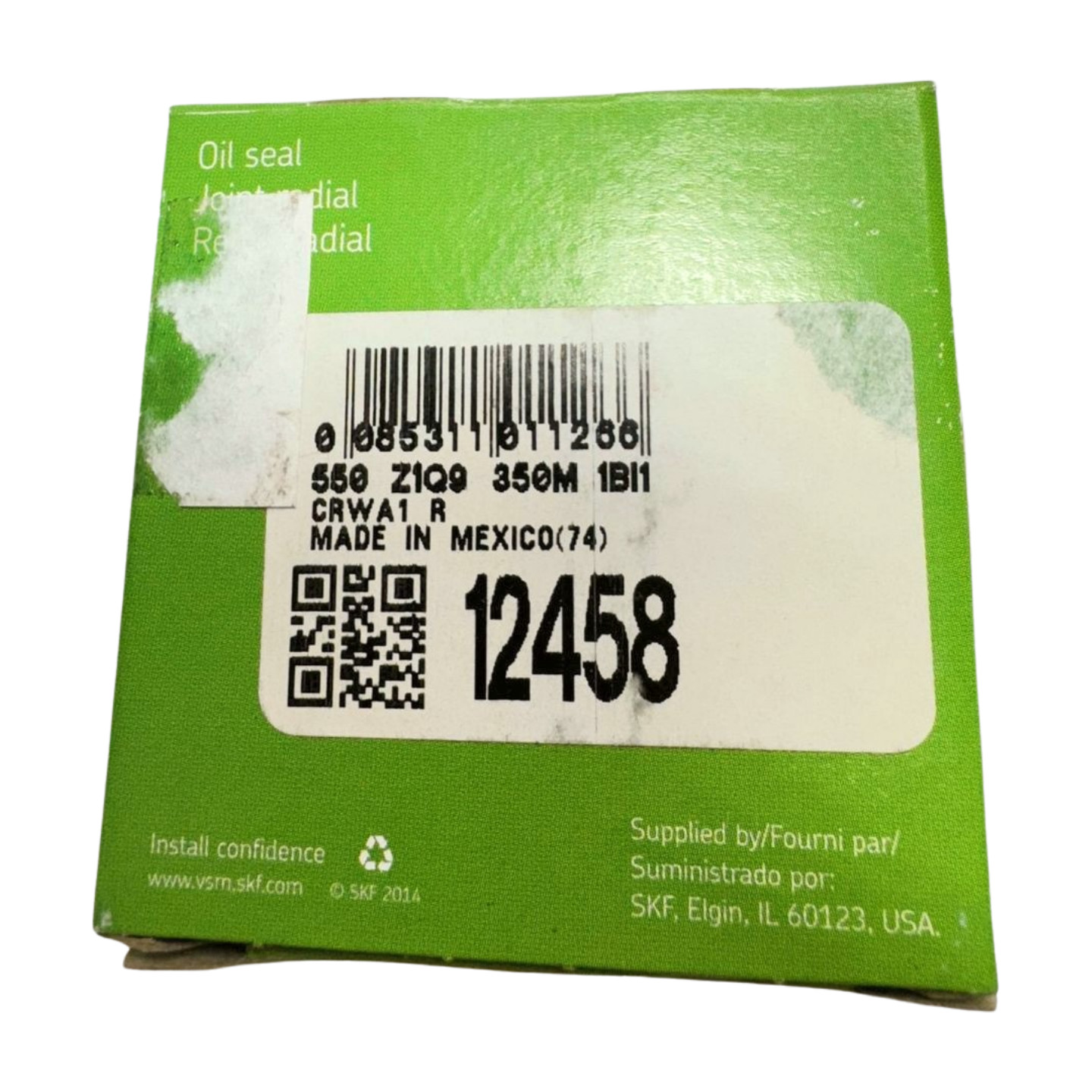 SKF 12458 Oil Seal **Free Shipping**