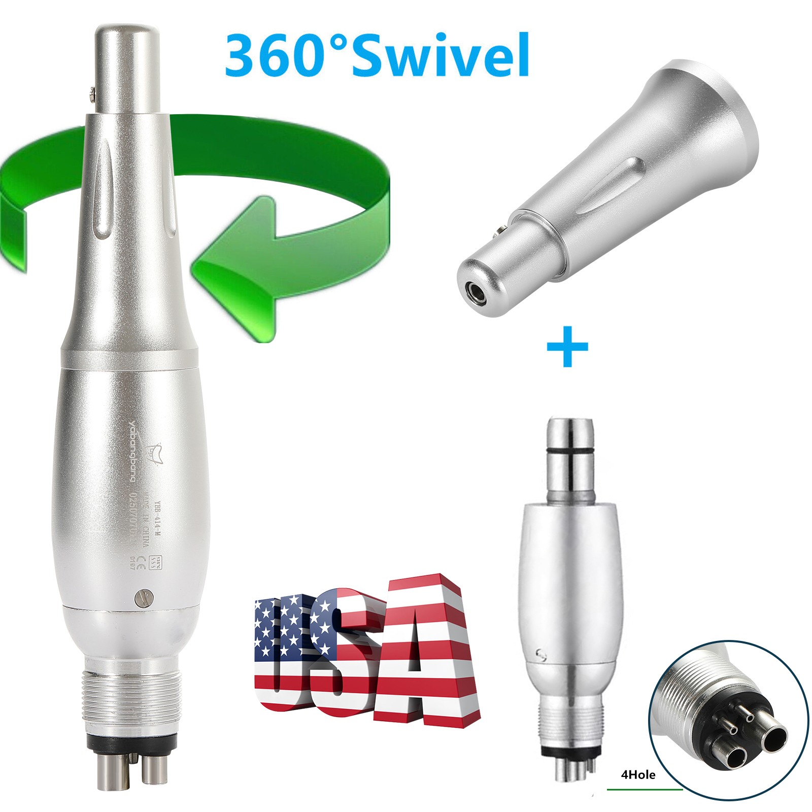 YUSEN Dental Cartridge Rotor Ceramic Bear Fit COXO Fiber Optic Handpiece CX207G