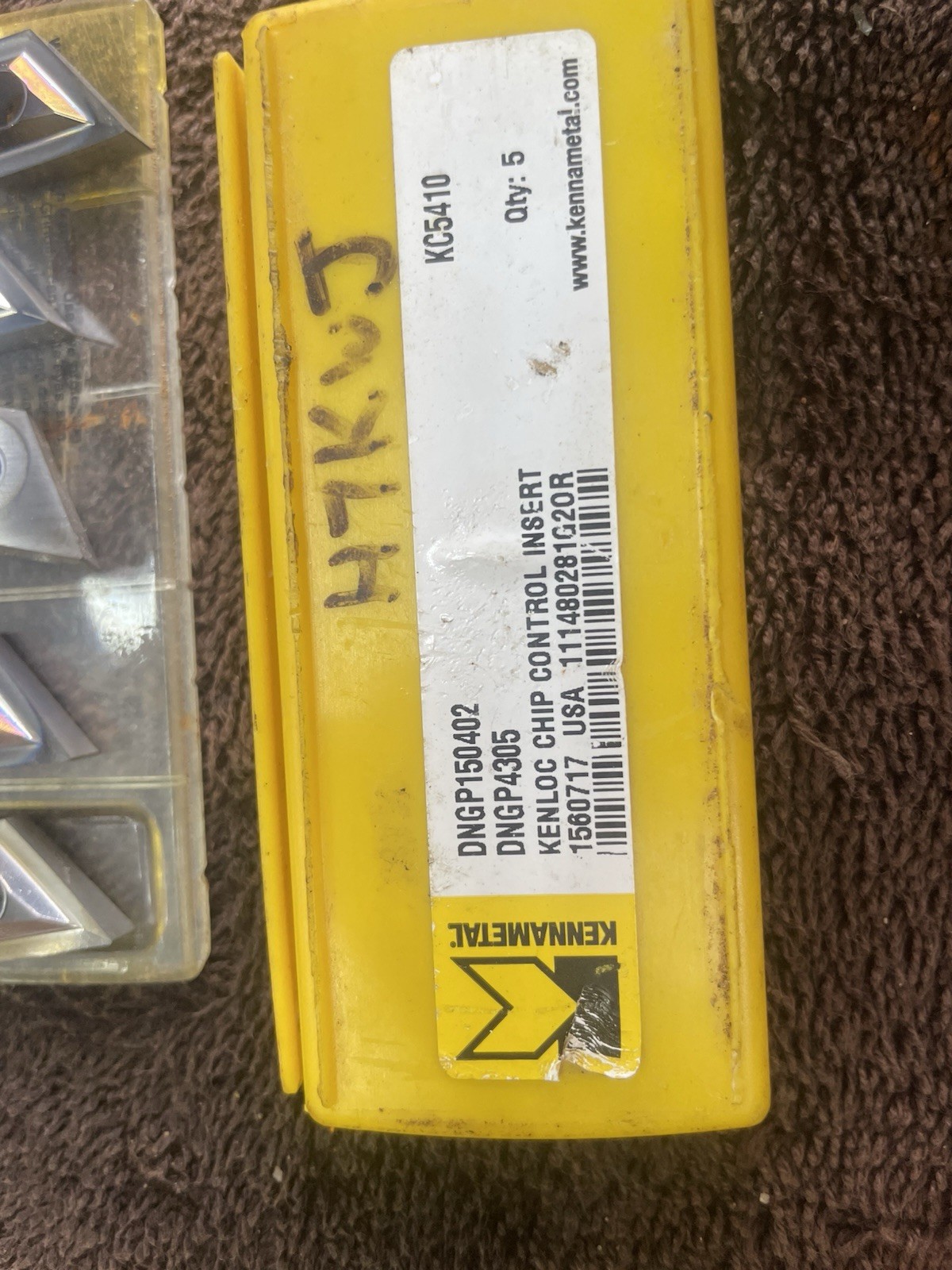KENNAMETAL DNGP150402 KC5410 FACTORY PACK OF 5 INSERTS