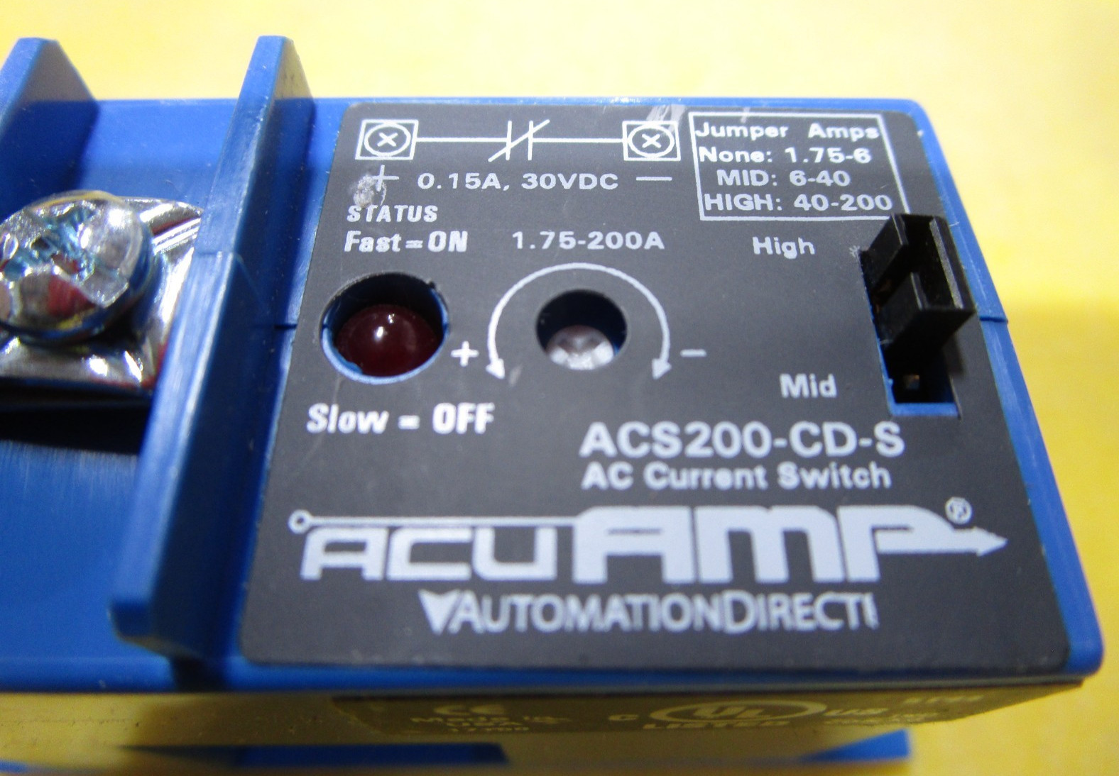 AutomationDirect AcuAMP ACS200-CD-S AC current switch