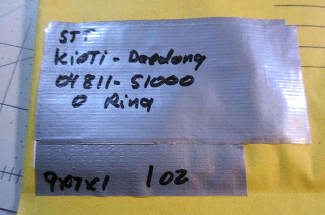 Kioti 04811 51000 O Ring OEM, (Daedong)