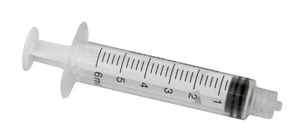 Luer Lock Syringes – 6cc (Pkg. 100)