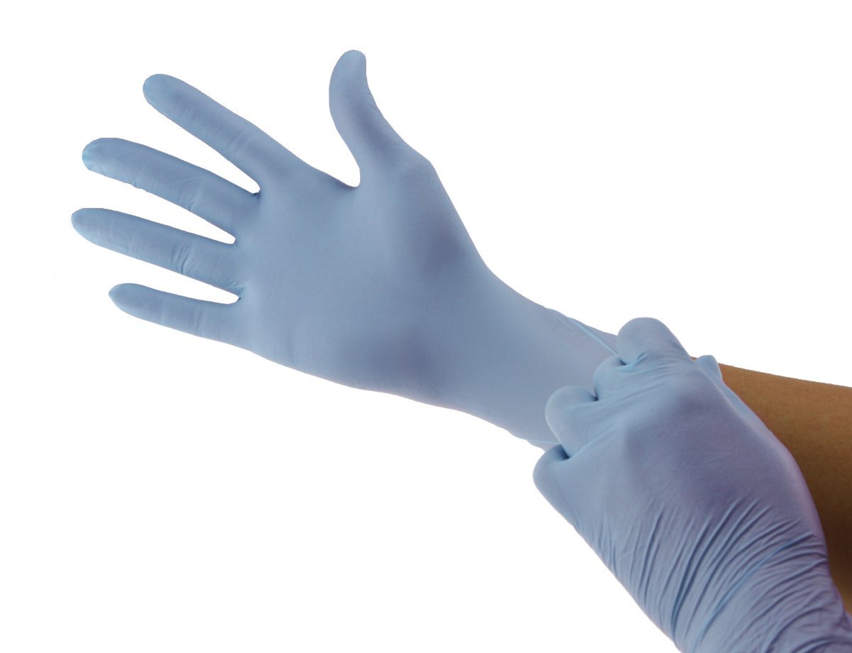 Cranberry Cr3555 Crave Nitrile Powder Free Examination Glove Xsmall Blue pack O