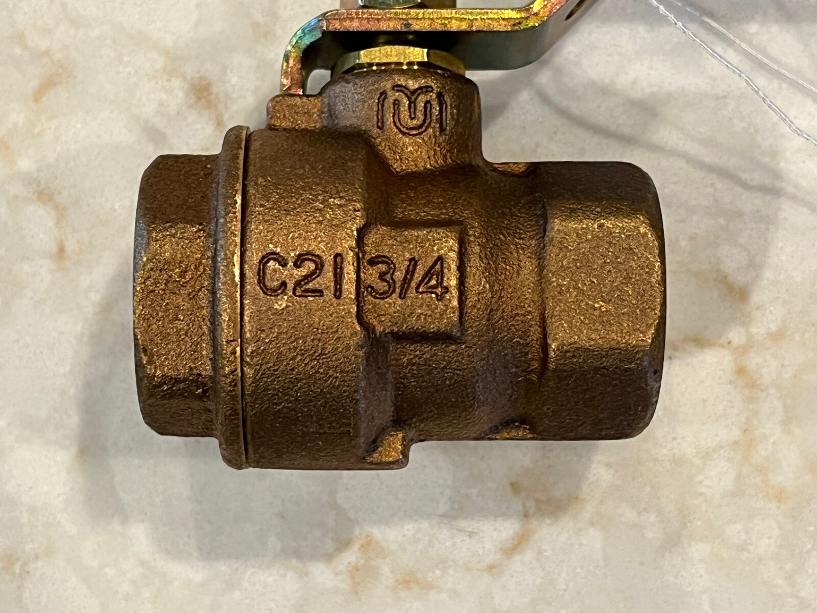 3/4″ NPT Lead-Free Bronze Full-Port Ball Valve, 600 WOG, 150 WSP, MADE IN USA