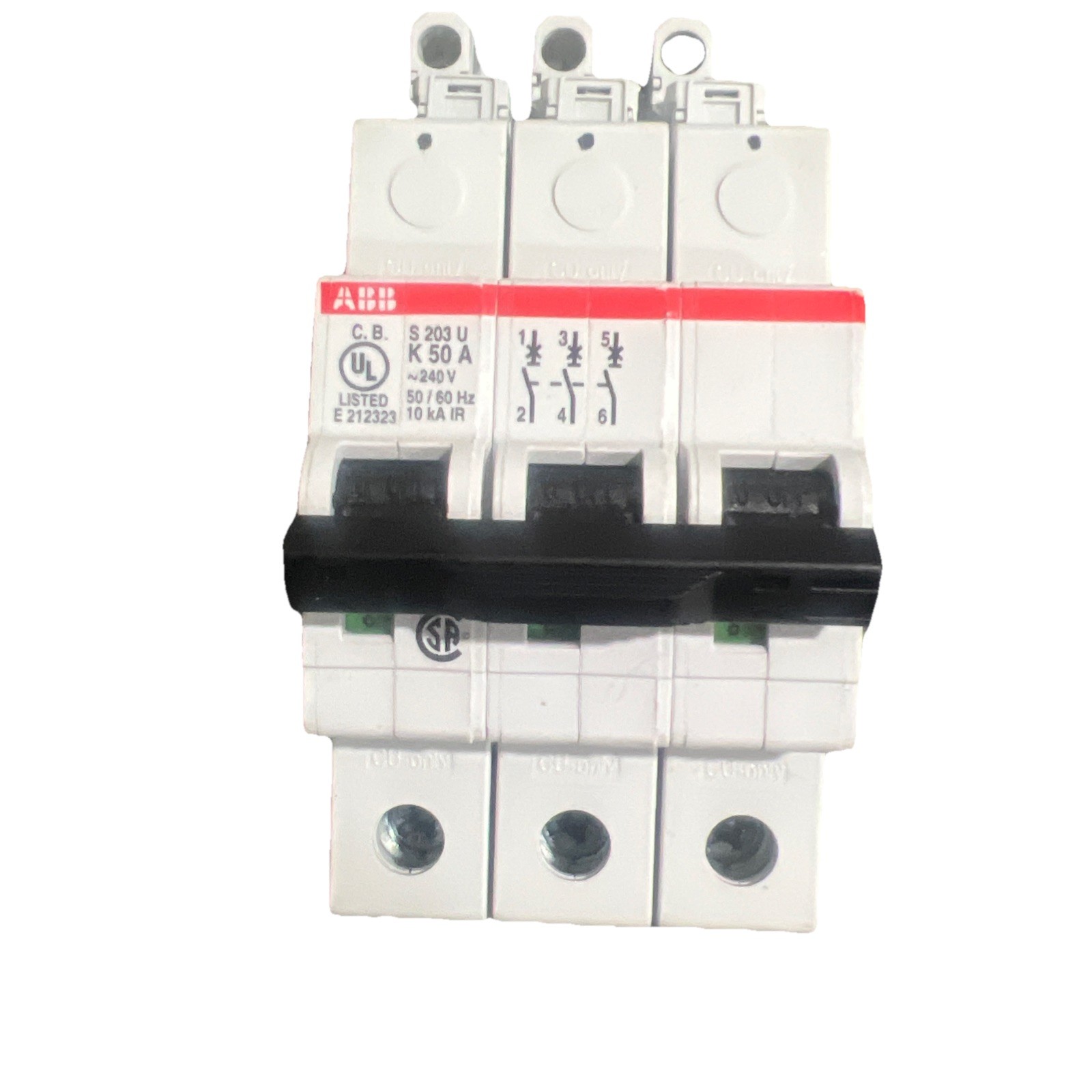 ABB S 203 U K 50 A Miniature Circuit Breaker 50A S203UK50A *FREE SHIPPING**