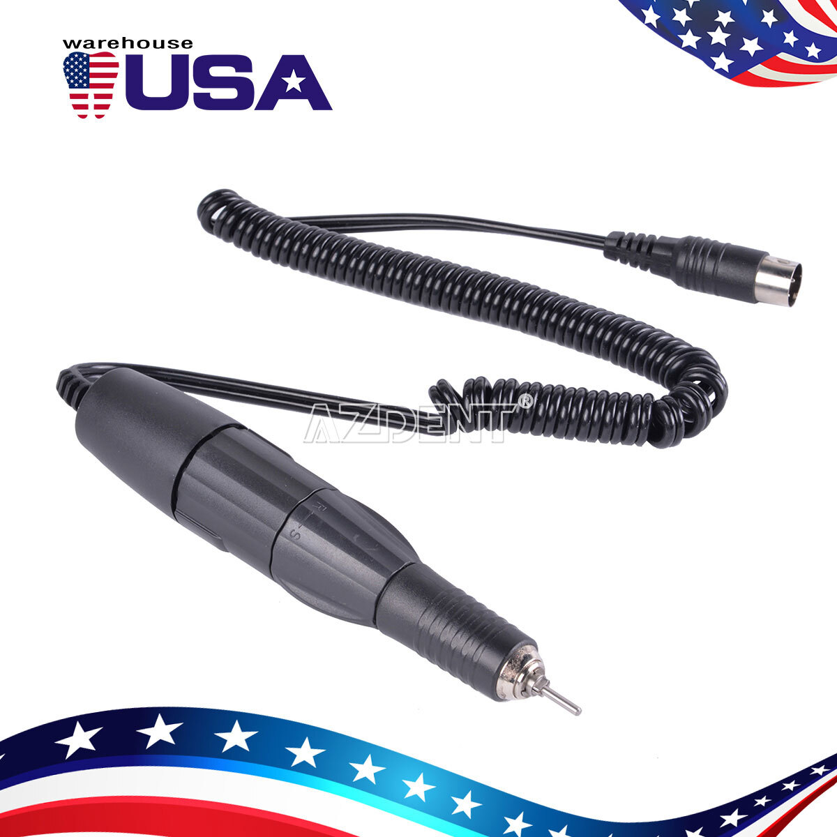 Dental Lab Micromotor Electric 35K RPM Polishing Handpiece 102L/90A-H For N3