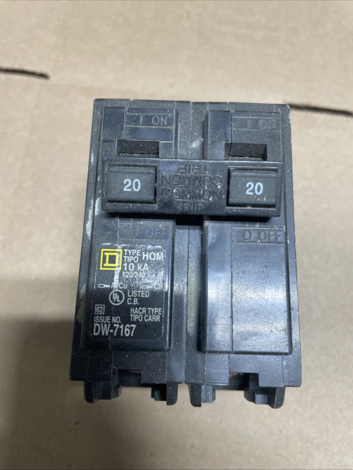 SQ-D SQUARE D HOM220 HOMELINE 20A 240V Double Pole