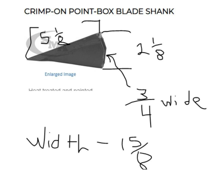 7 pack Box Blade Scraper Blade Ripper Shanks Points Tips fits 3/4″ Shank