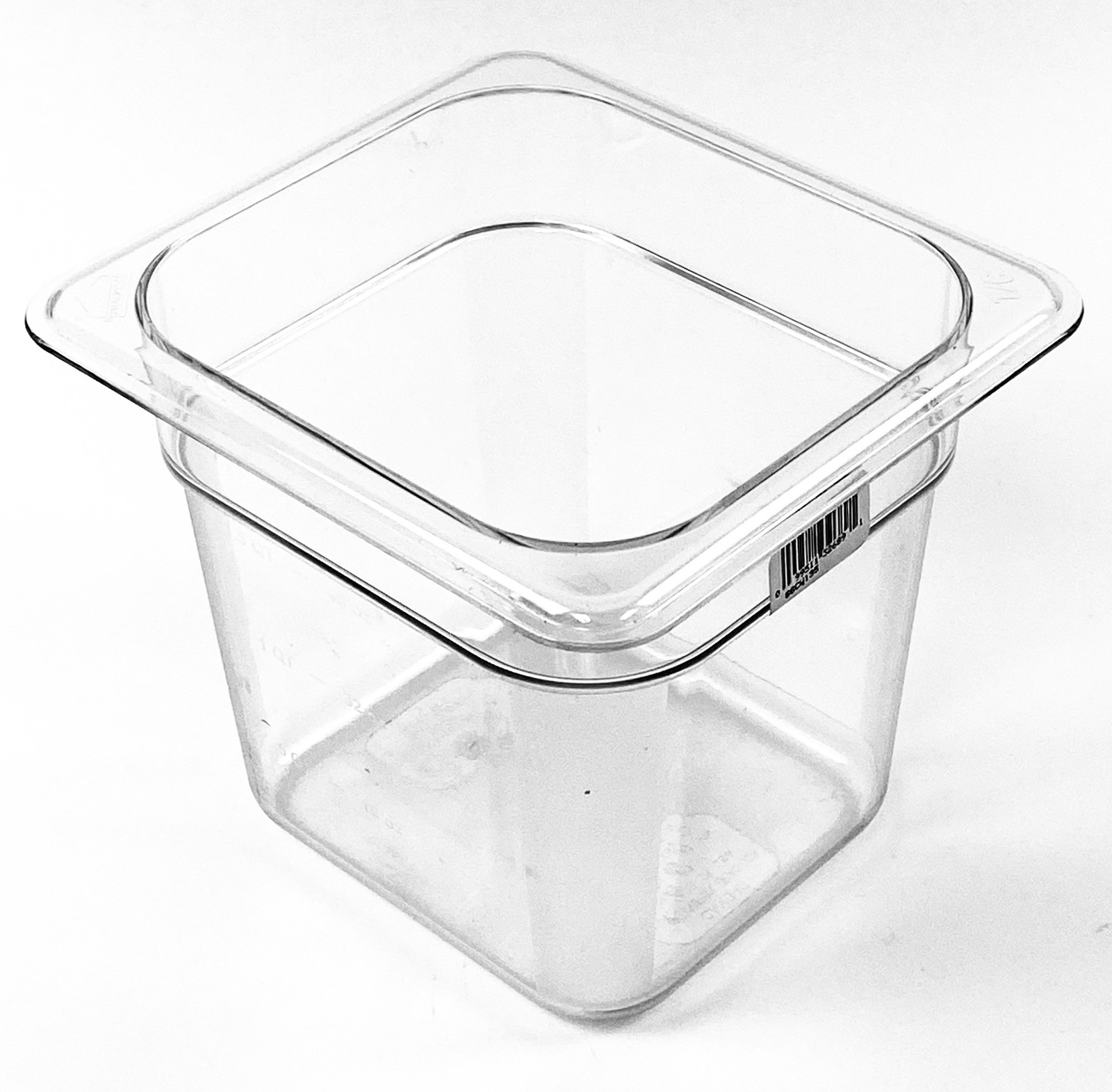 Cambro 66CW 1/6 Size 6″ Deep Food Pan Clear Polycarbonate Camwear Set of 5