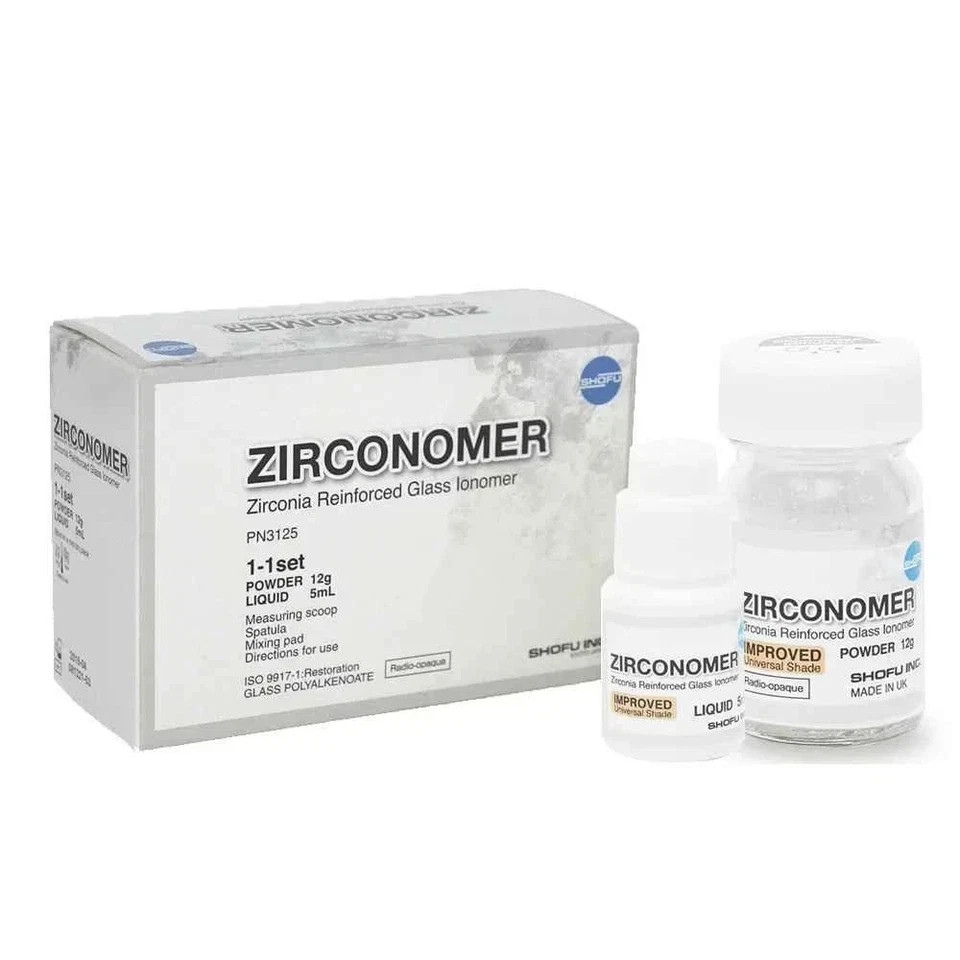Shofu Zirconomer Improved Reinforced Glass Ionomer Free II Ship