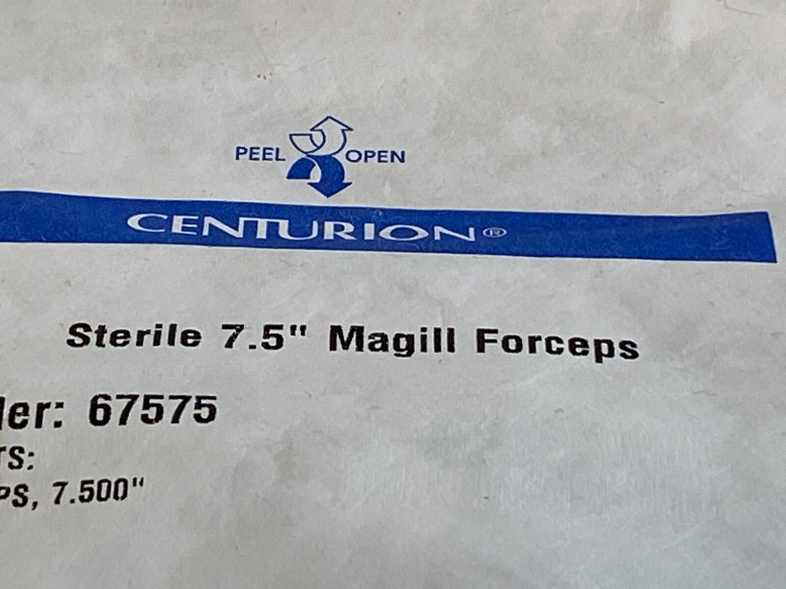 H17: Lot of 4 Centurion Magill Forceps 7.5″ Ref# 67575 Exp. 01-2026