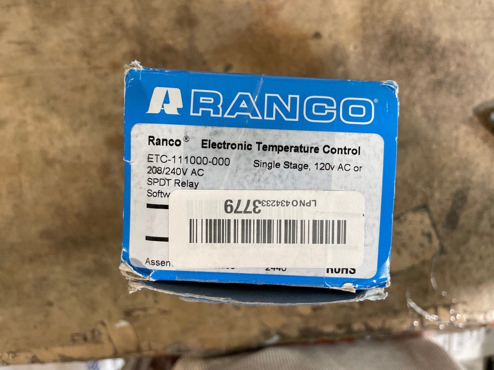 RANCO ETC-111000-000 Electric Temperature Control