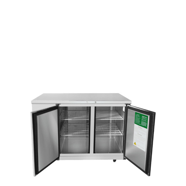 Atosa SBB59GRAUS1, 2-Door 58″ NARROW BACK BAR COOLER