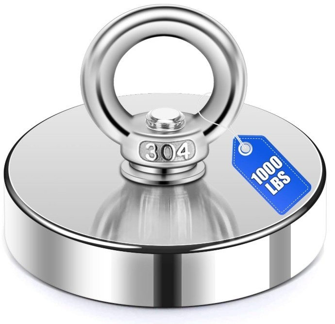 Fishing Magnets Super strong Rare Earth Neodymium Magnet set 150-1500 Lbs 1000Lb