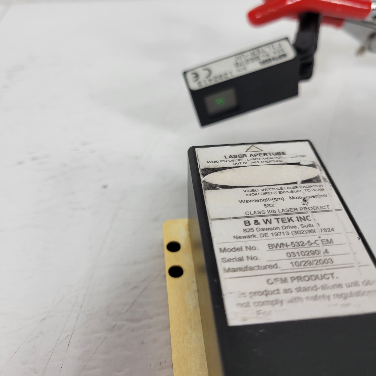 B&W Tek BWN-532-5-OEM Laser 532nm Green Wavelength 20mW MaxPower Class IIIb