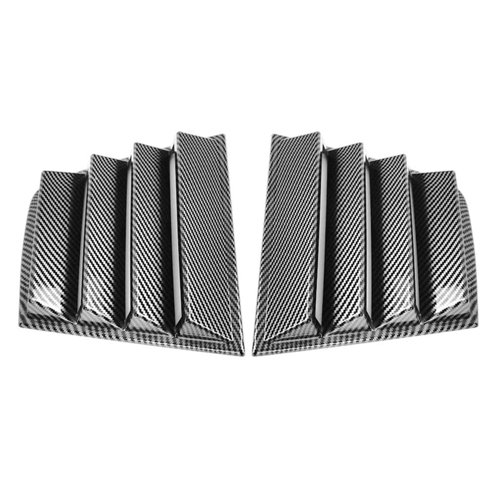V1 Carbon Fiber Side Window Louvers Dodge Charger 2011-2023 2pc DCH11V1-CFL-Wdl