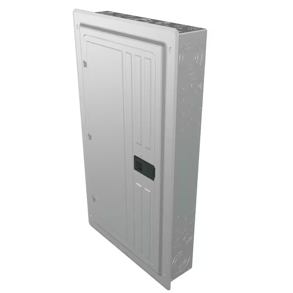 Main Breaker Box 100-Amp 30-Space-Circuit Plug-On Neutral Load Center Copper Bus
