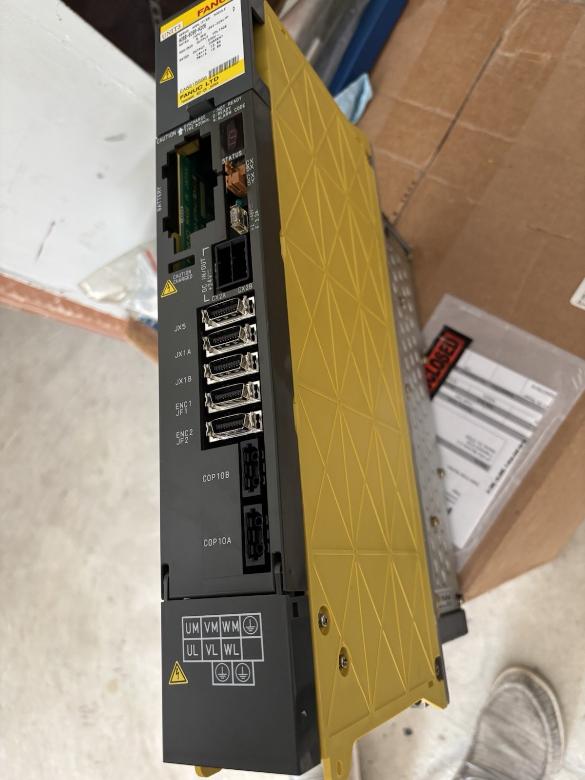 FANUC A06B-6096-H206 Servo Amp FOR PARTS ONLY Will Run Perfect After 50-60mins
