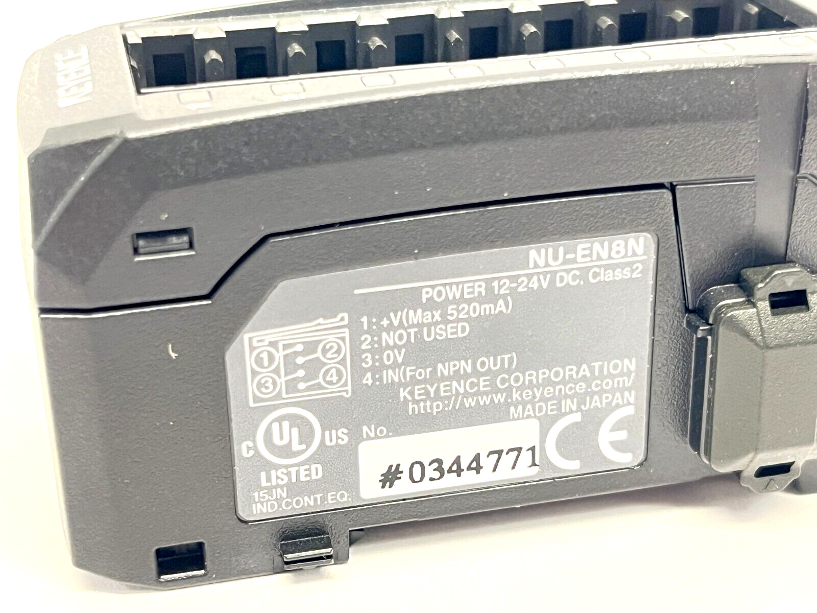 Keyence NU-EN8N e-CON Input Unit 8-Port