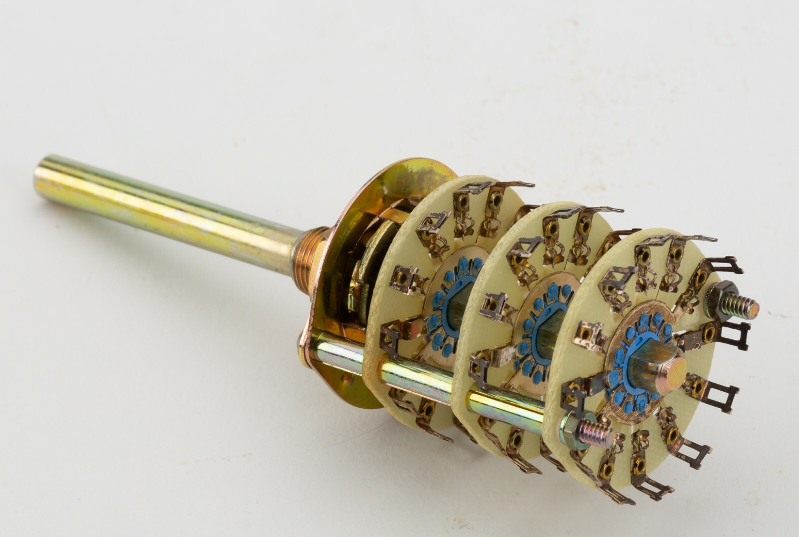 ELECTROSWITCH PA1021 ROTARY SWITCH 6 POLES, 2-5 P -NON SHORTING NEW OLD STOCK