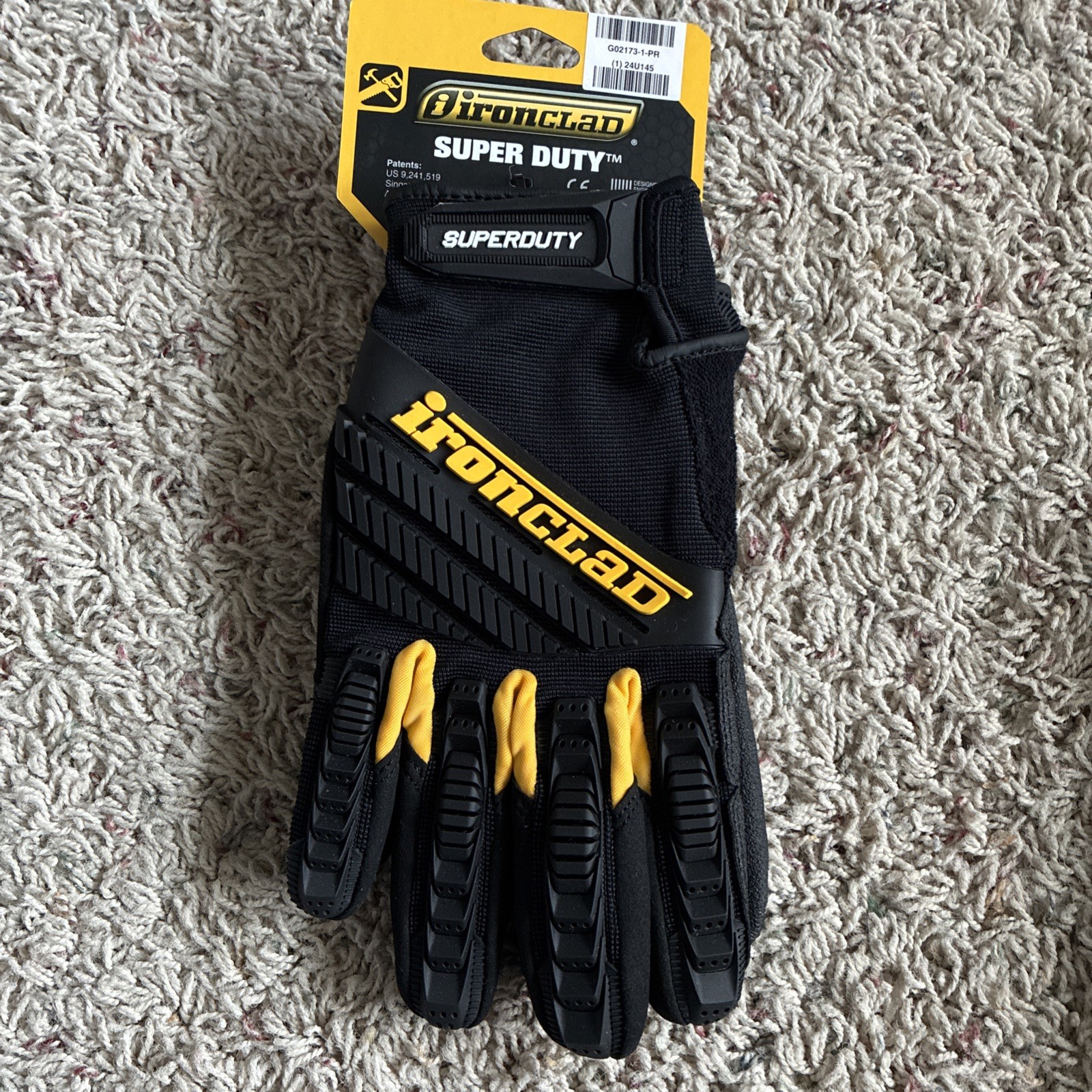 IRONCLAD SDG2 Mechanics Utility Gloves Super Duty Size Medium