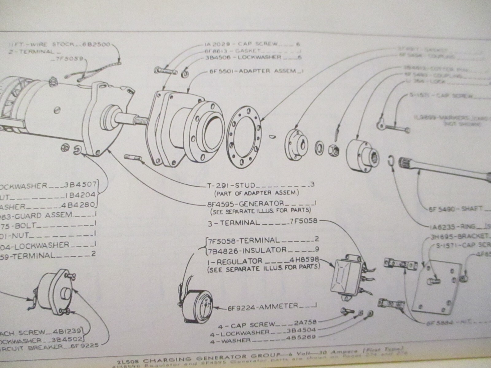 Caterpillar D375 Engine Parts Book Catalog Manual s/n 4381 to 4381226 Inclusive