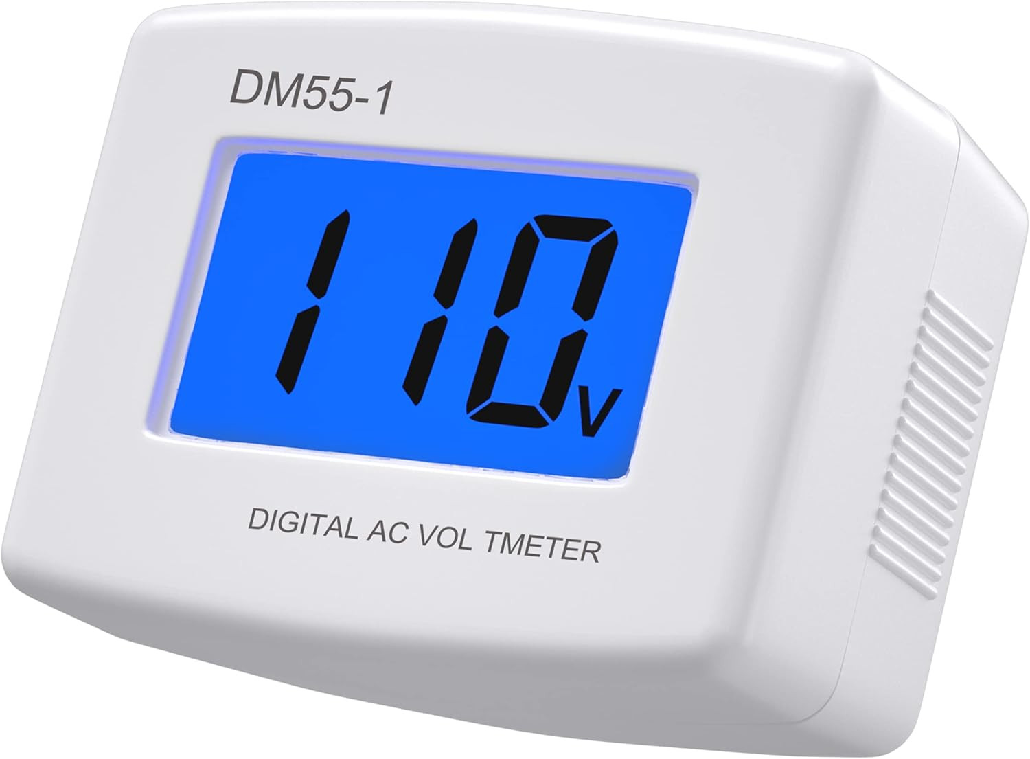 Eversame Flat US Plug AC 80-300V LCD Digital Voltmeter Voltage Measuring Monitor