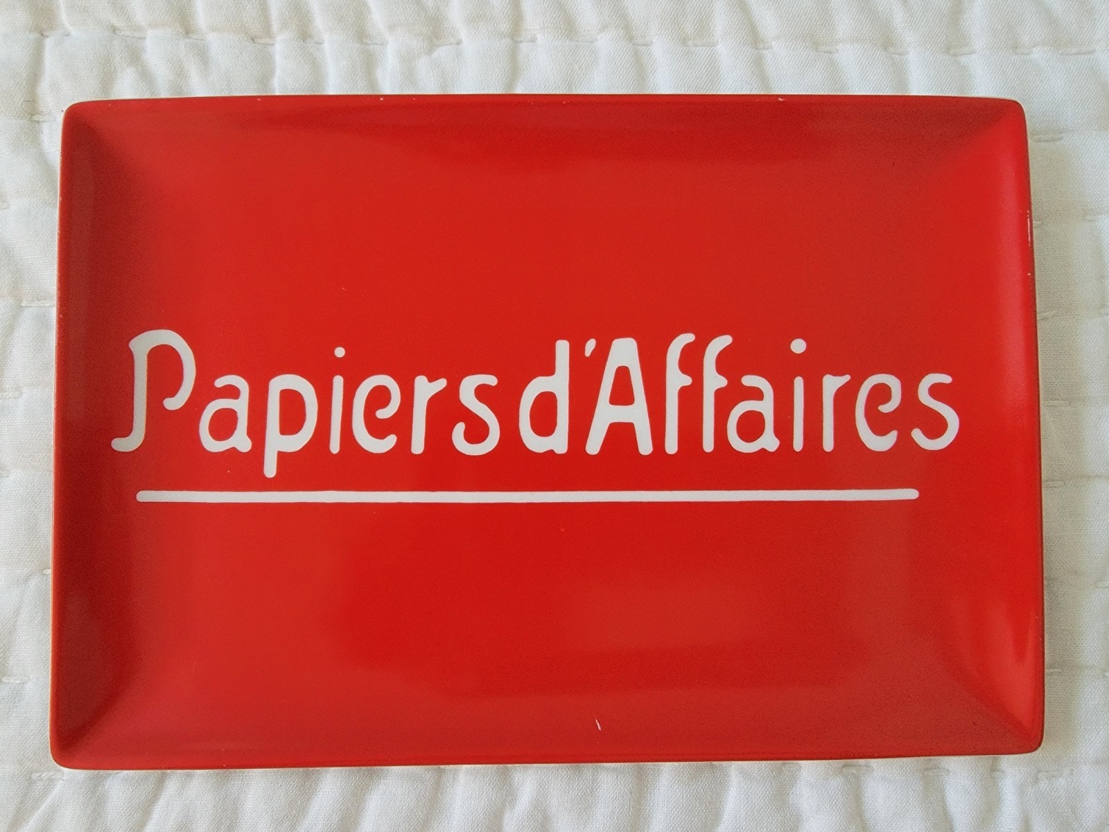 Vintage Rosanna Porcelain French Papiers d’Affaires Business Papers Desk TRAY