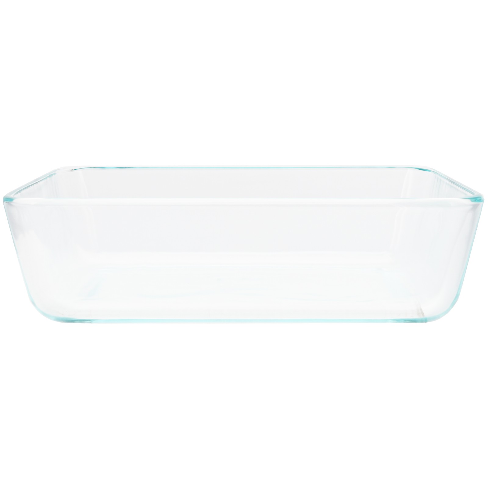 Pyrex (1) 7210 3 Cup Glass Dish & (1) 7210-PC Turquoise Lid