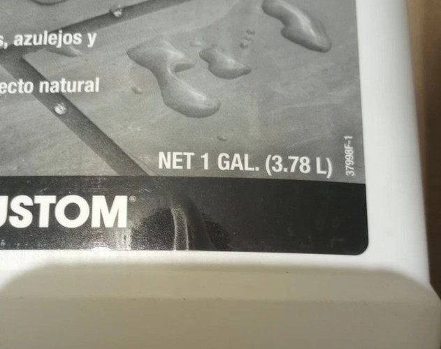 One Gallon GROUT & TILE Sealer CUSTOM BUILDING PRODUCTS TileLab 1 Gal In or Out