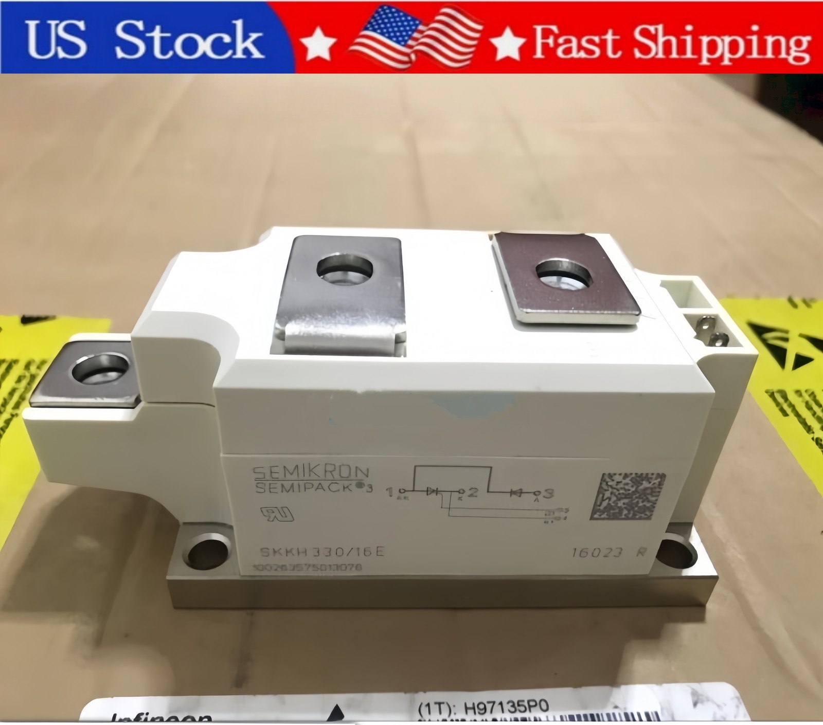 1PCS Brand New SEMIKRON SKKH330/16E Module SKKH330-16E US Sotck Fast Shipping