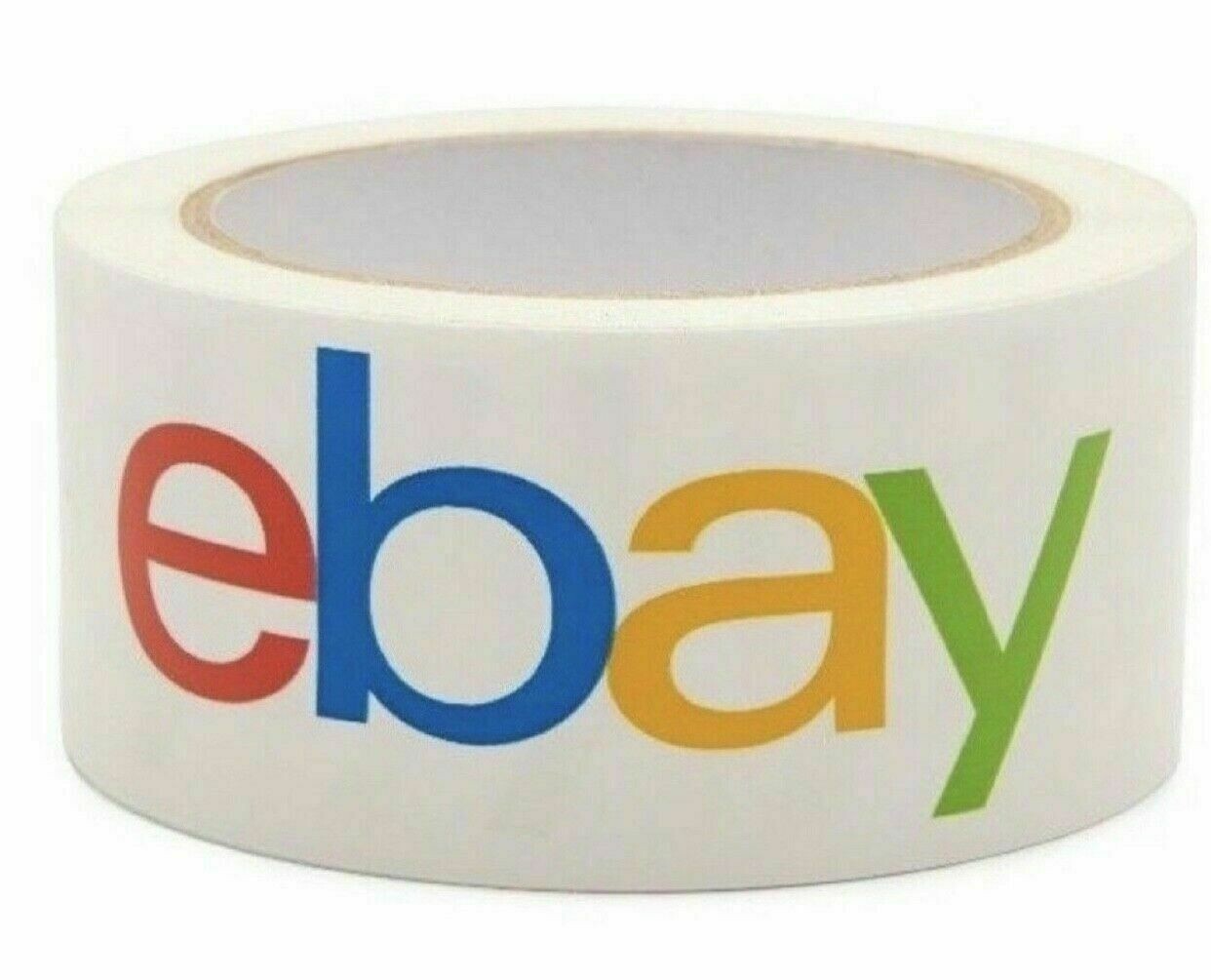 1 Roll 2″ x 75 yds Official eBay Branded Packaging Packing Sealing Carton Tape