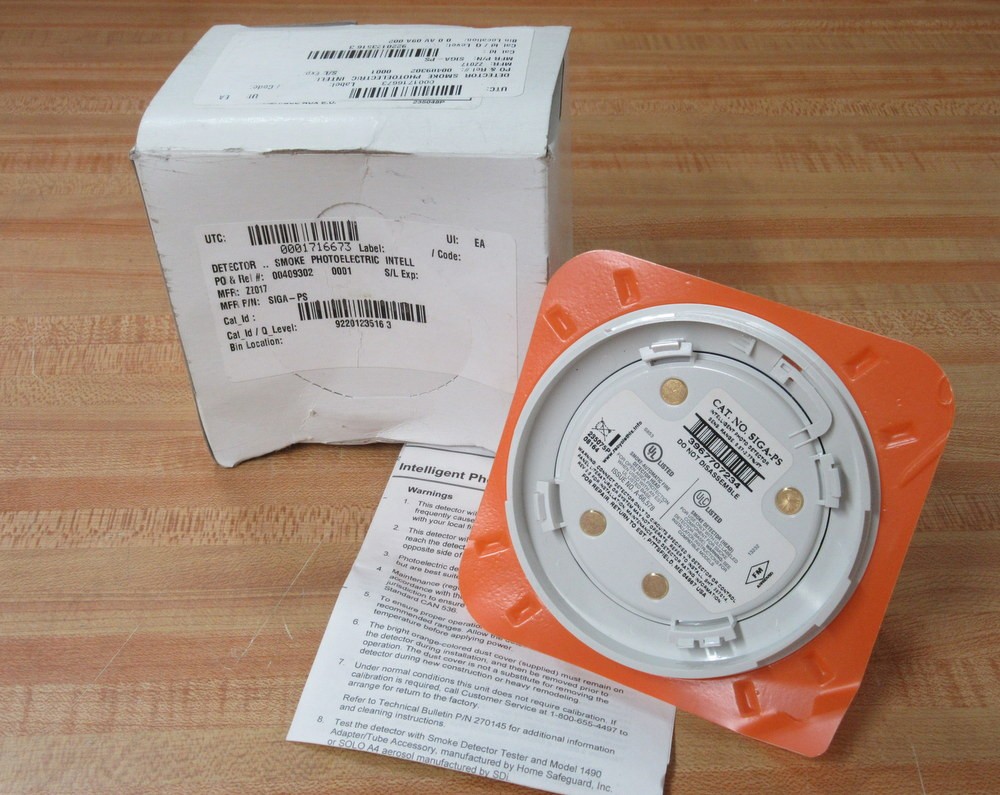 EST SIGA-PS ADT Photoelectric Smoke Detector SIGAPS