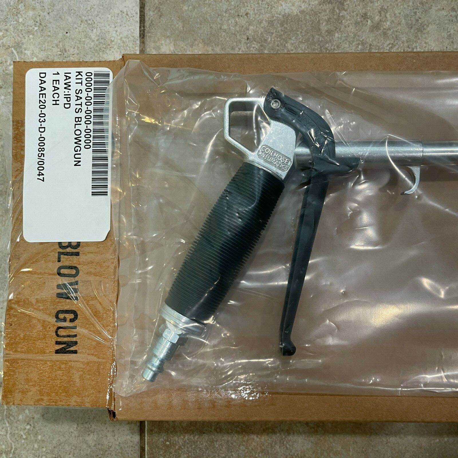 Coilhose Pneumatics 1/4” Typhoon Blow Gun, 48” Ext & Angle Tip OPT2548-X451501