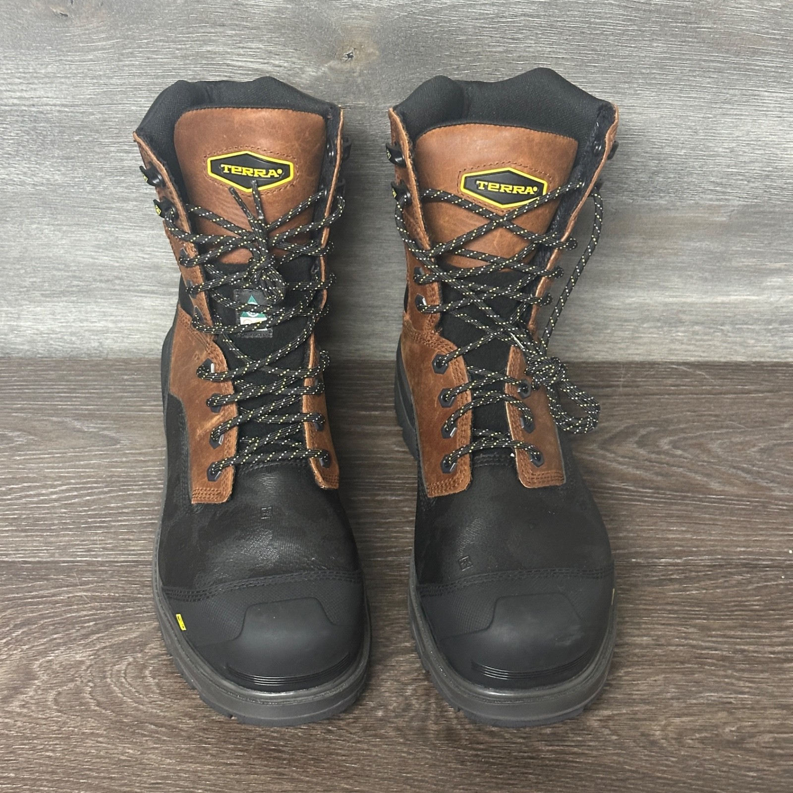 Terra Gantry 8″ Lace-up Waterproof Composite Toe Work Boots Men’s Sz 11.5