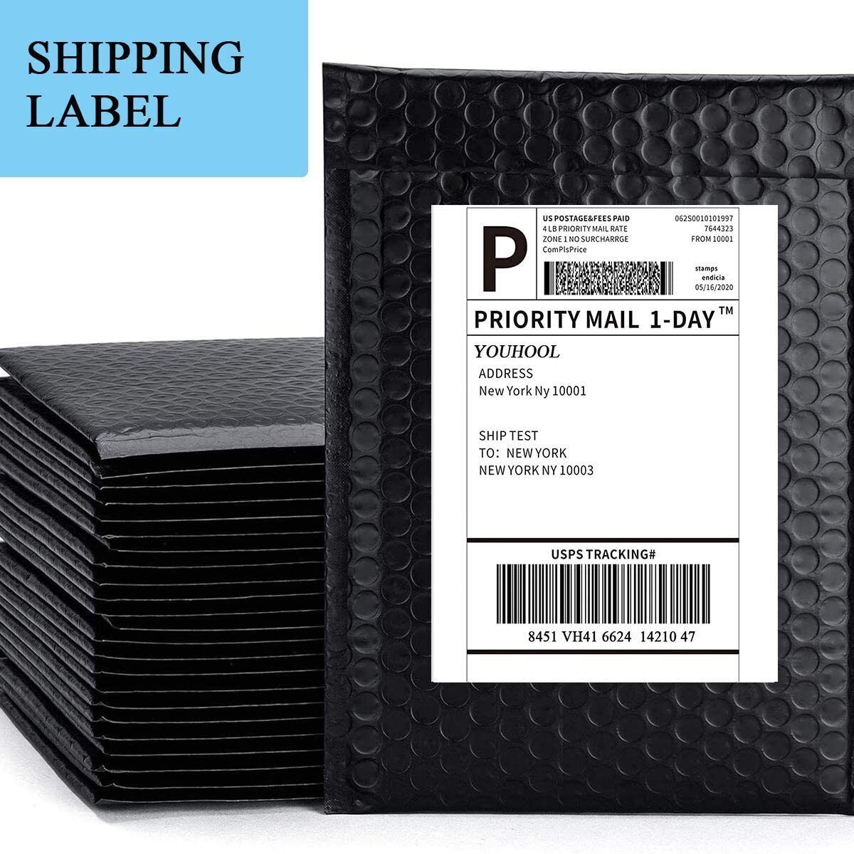 500-8000pc 4×6 UPS Certified Thermal Labels Fanfold for Zebra & Rollo Printers