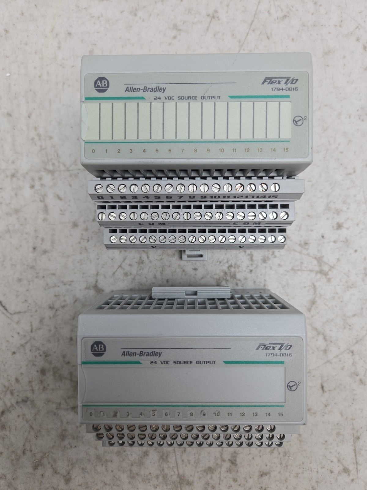 Mixed Lot of Allen Bradley Output Modules Redundant Adapter Interface Modules