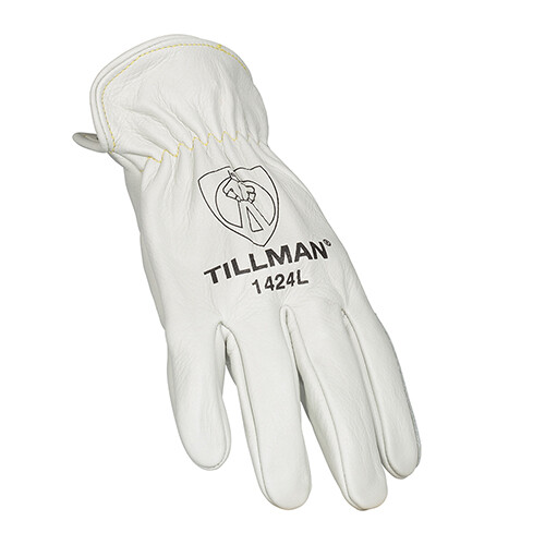 Tillman 1424 Top Grain Protective Cowhide Leather Drivers Safety Work Gloves