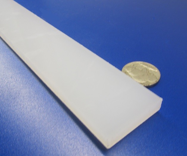 Polypropylene Bar 1/4″ (.250″) Thick x 1.25″ Wide x 48″ Long, 8 pcs, 32 feet