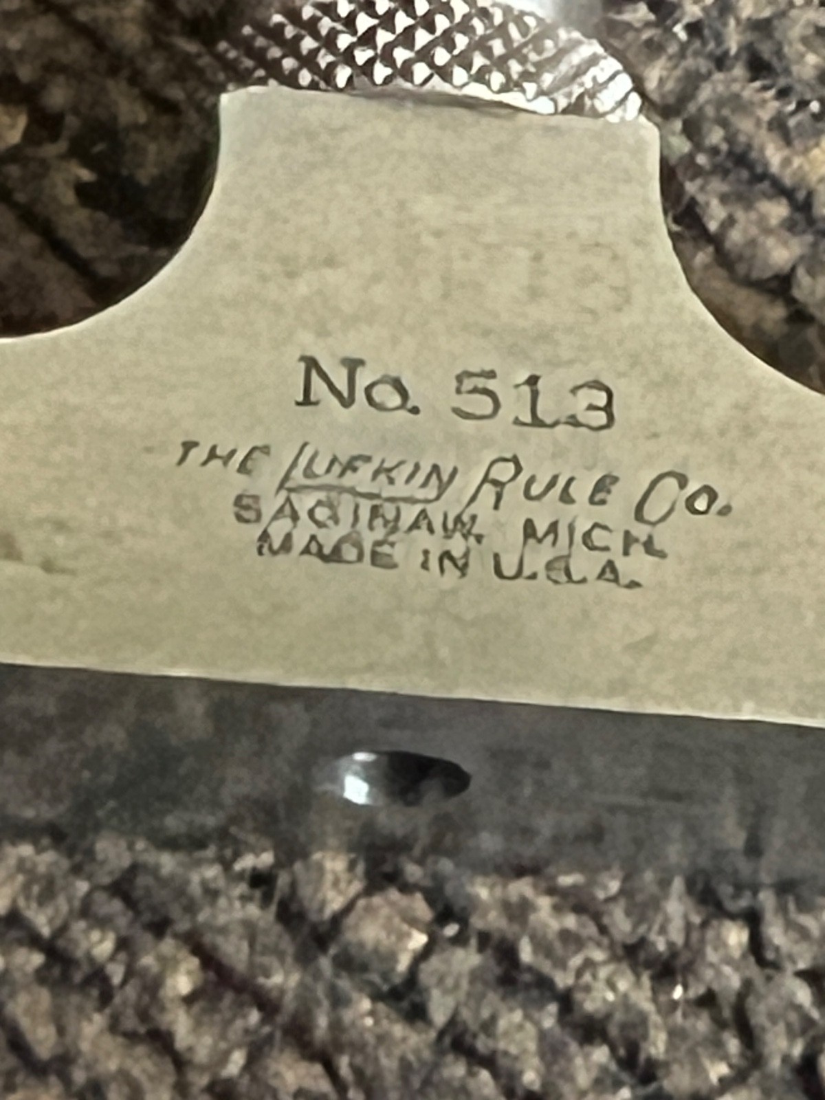 Lufkin Depth Micrometer Gage Gauge Set 2 Rods #513 w/Wood Case SAGINAW, MI. USA