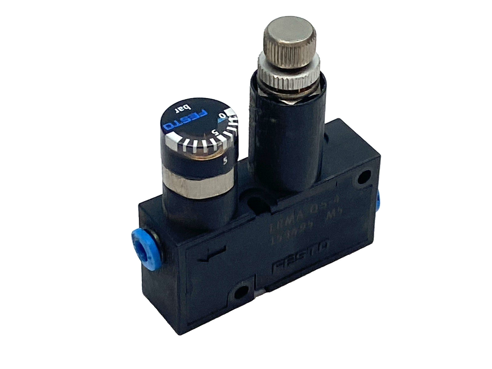 Festo LRMA-QS-4 Mini Pressure Regulator 1-8 Bar Gauge 153495 LOT OF 2